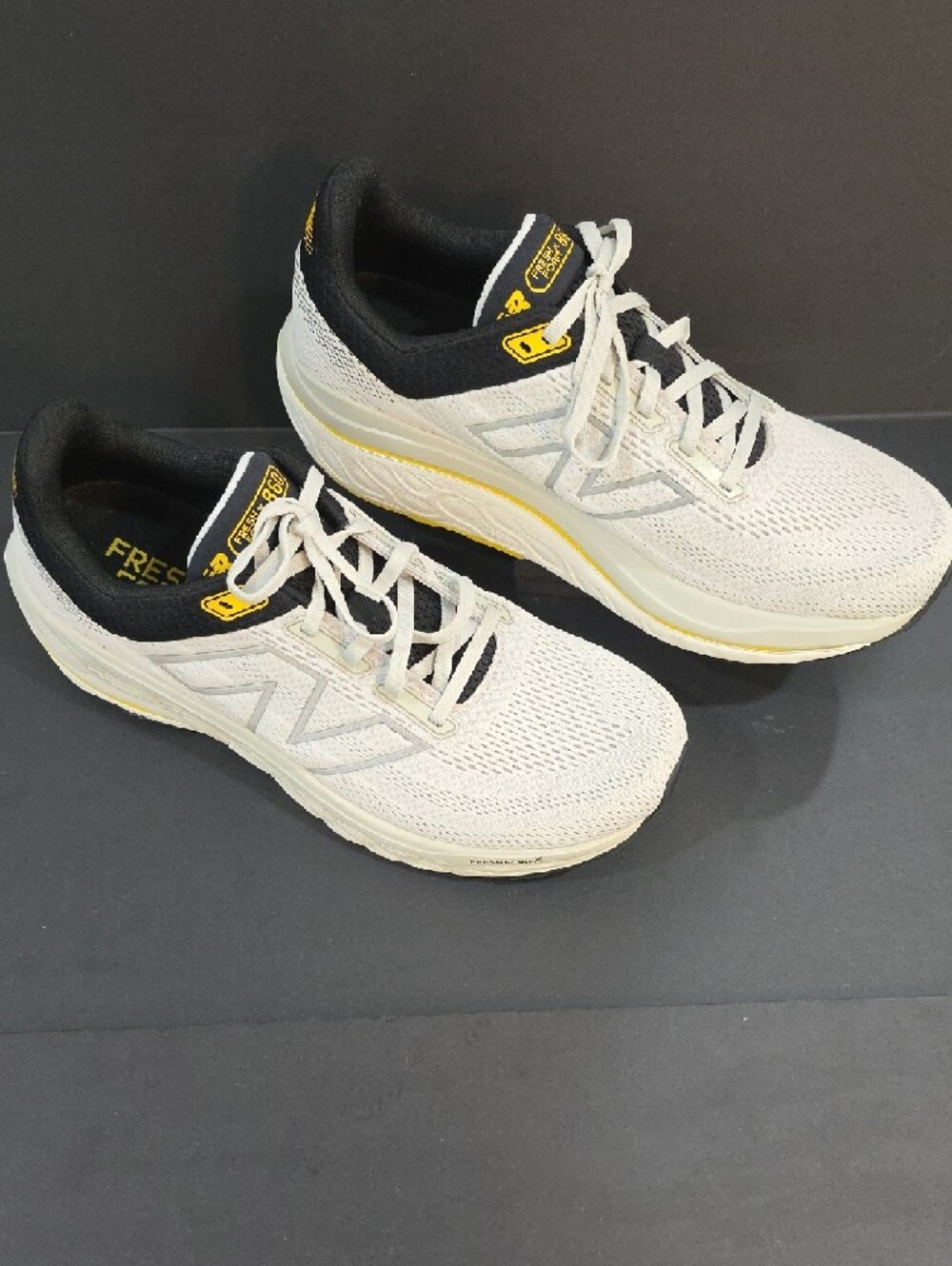 New Balance Fresh Foam X 860 White Sneakers White/Black Size 10.5 Men's - Picture 4 of 11
